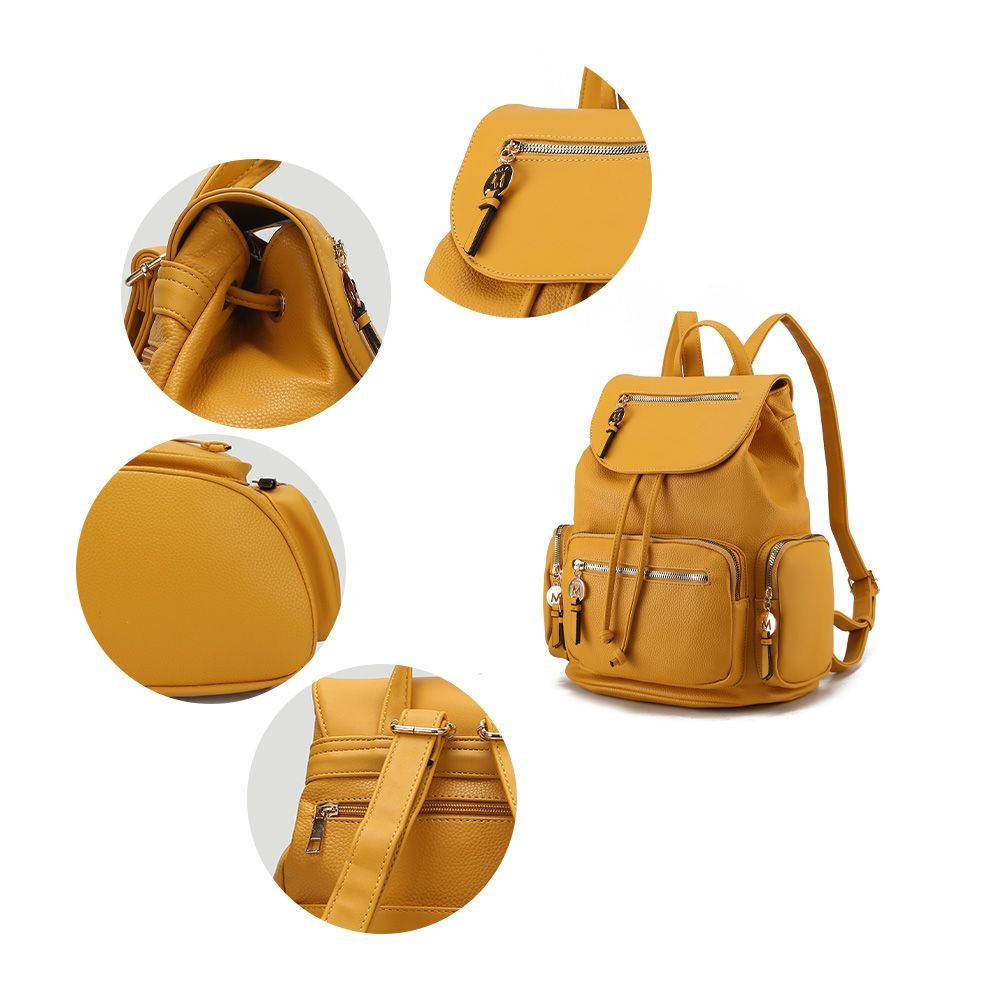 Ivanna Oversized Backpack Purse - Stylish Vegan Leather for Women - Stickies Apparel