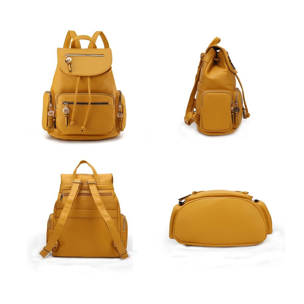 Ivanna Oversized Backpack Purse - Stylish Vegan Leather for Women - Stickies Apparel