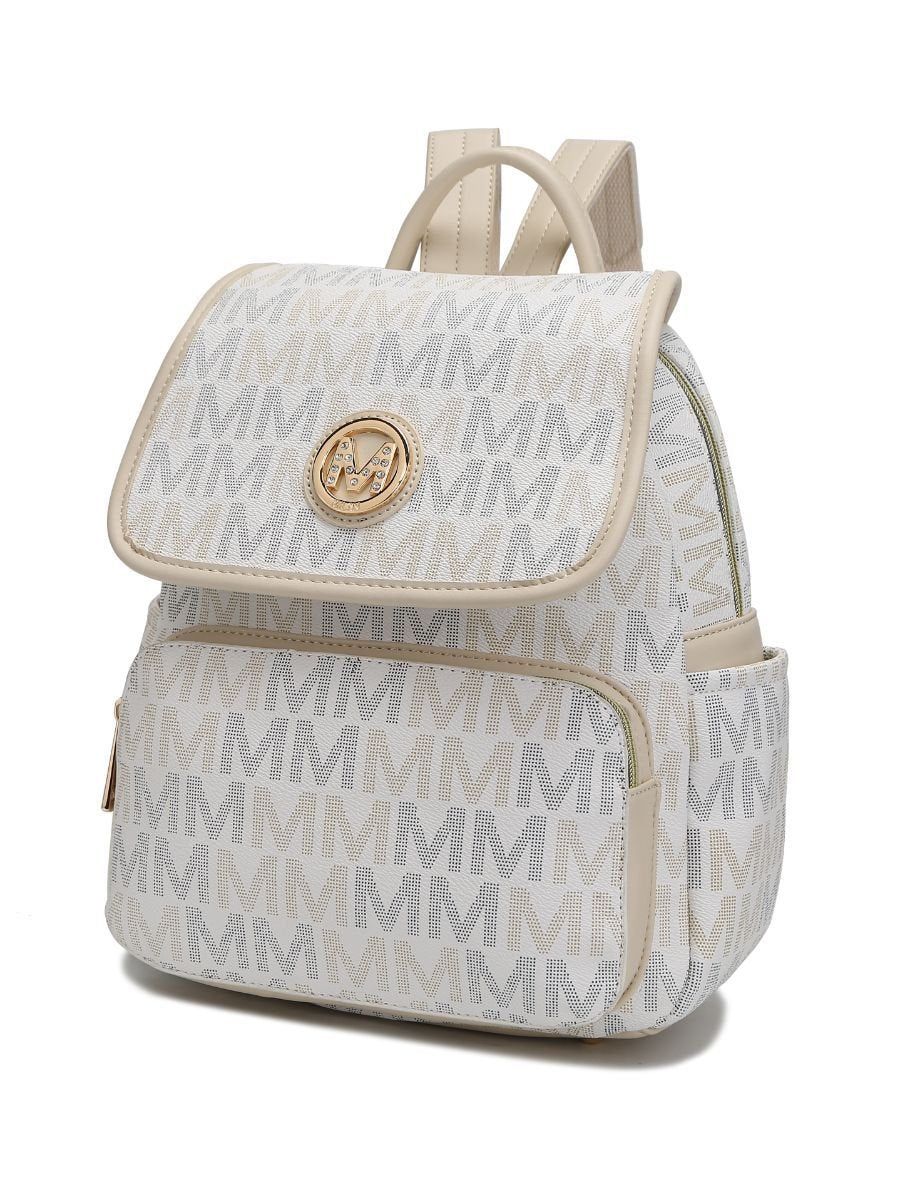 MKF Collection Drea Signature Stylish Backpack for Everyday Use - Stickies Apparel
