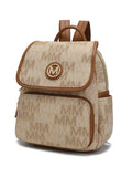 MKF Collection Drea Signature Stylish Backpack for Everyday Use - Stickies Apparel