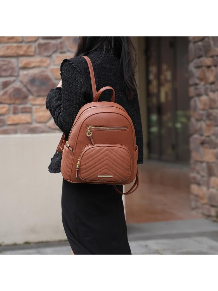 Stylish Vegan Leather Women's Backpack for Everyday Use - Stickies Apparel