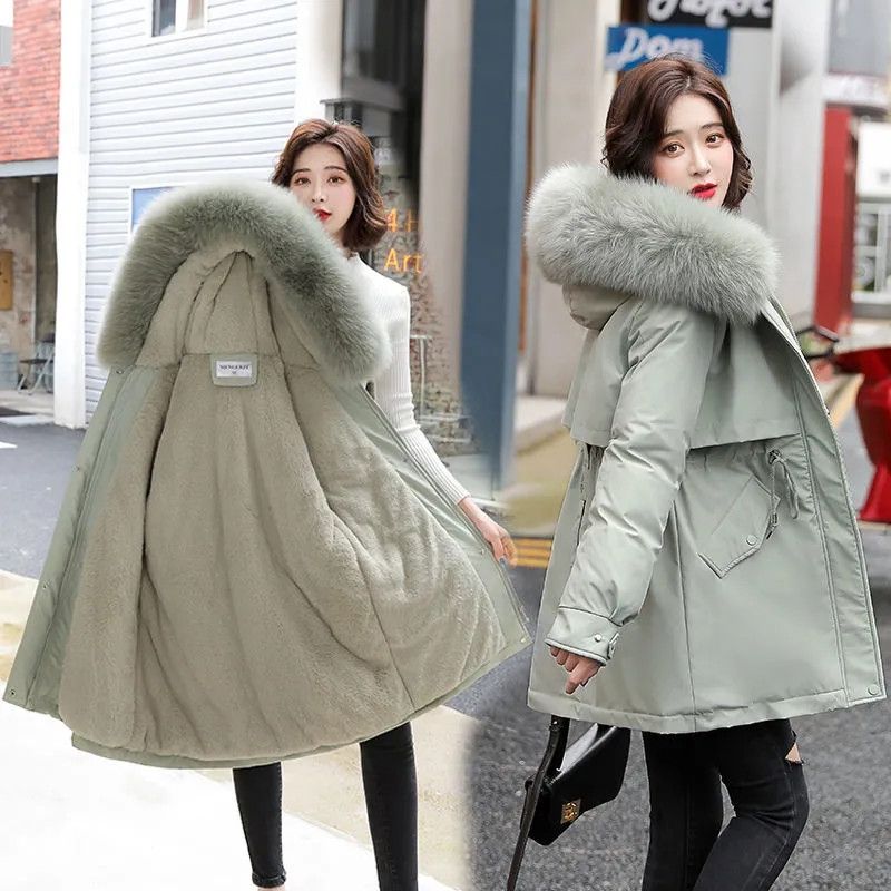 Warm and Stylish Women's Winter Parka with Fur Collar - Slim Fit Outdoor Coat - Stickies Apparel