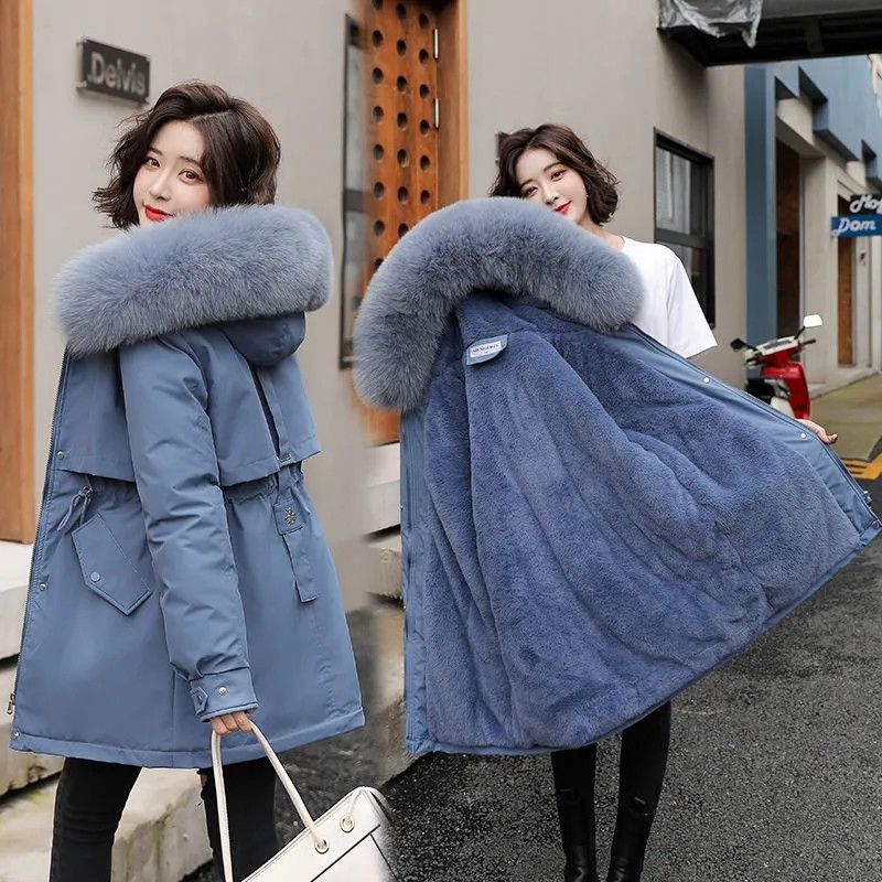 Warm and Stylish Women's Winter Parka with Fur Collar - Slim Fit Outdoor Coat - Stickies Apparel